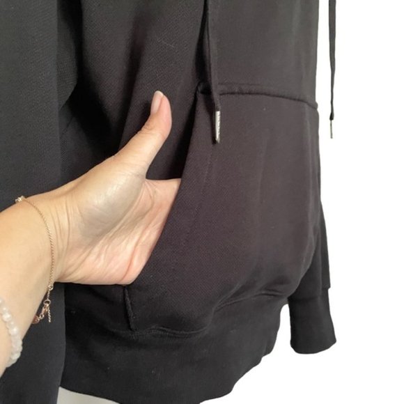 AMI Paris Black Ami De Coeur Half-Zip Sweatshirt - M 🇫🇷 - Picture 6 of 12